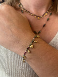Bracelet doré AMALFI vert