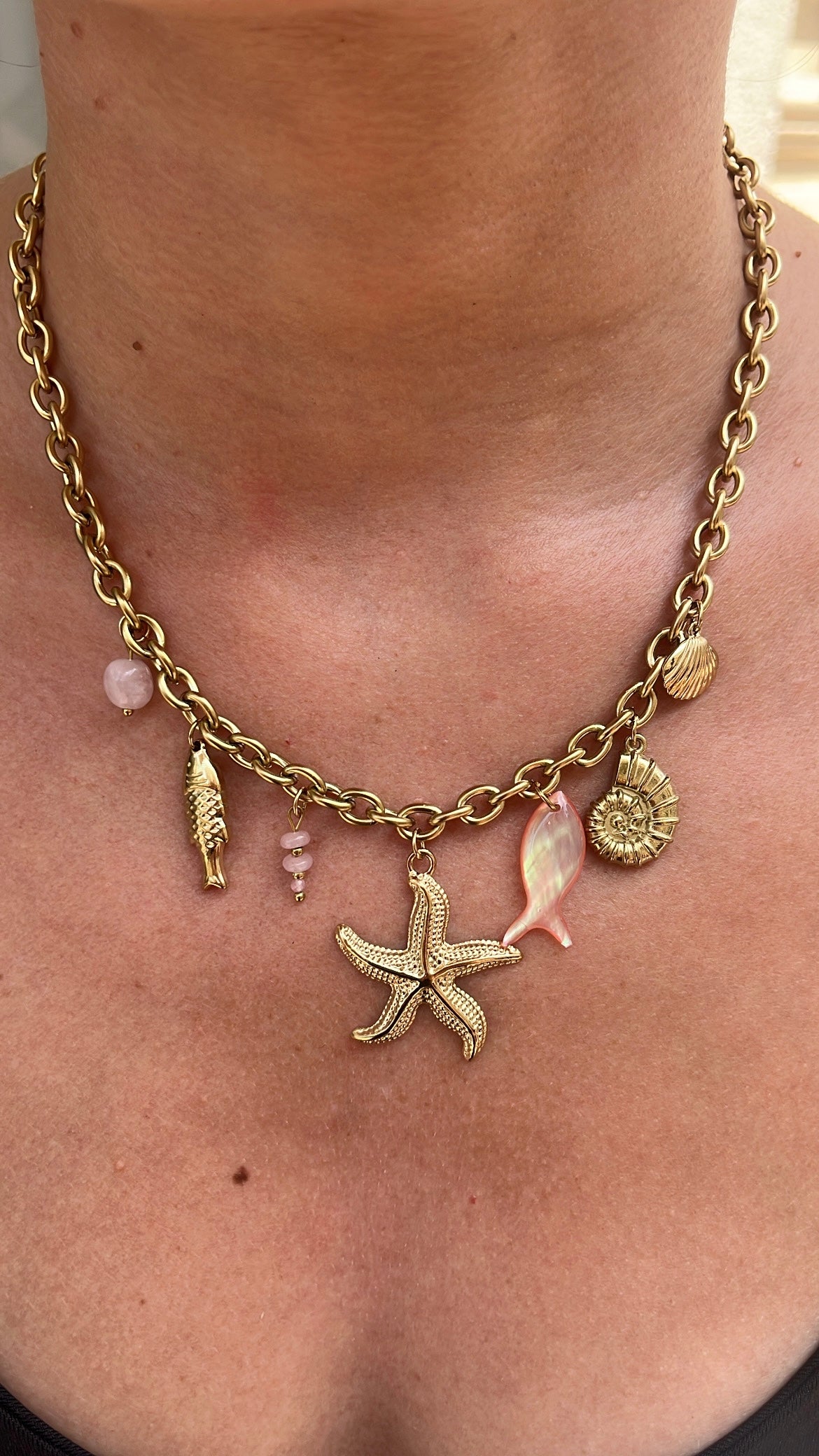 Collier doré PALOMBAGGIA