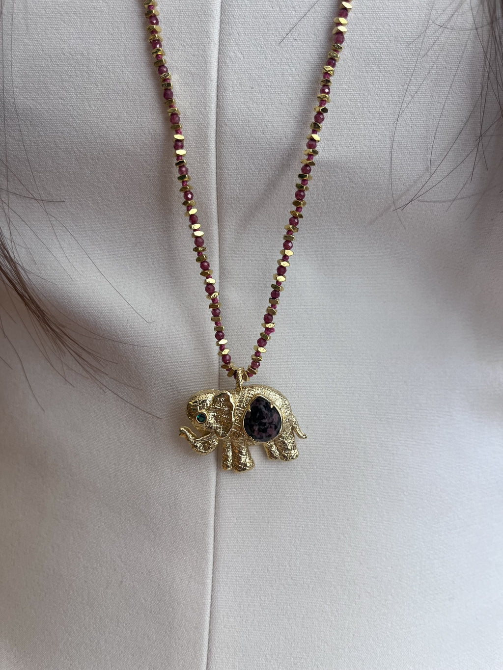Collier sautoir ELEPHAN
