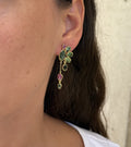 Boucles d'oreilles pendantes dorées HARLOW