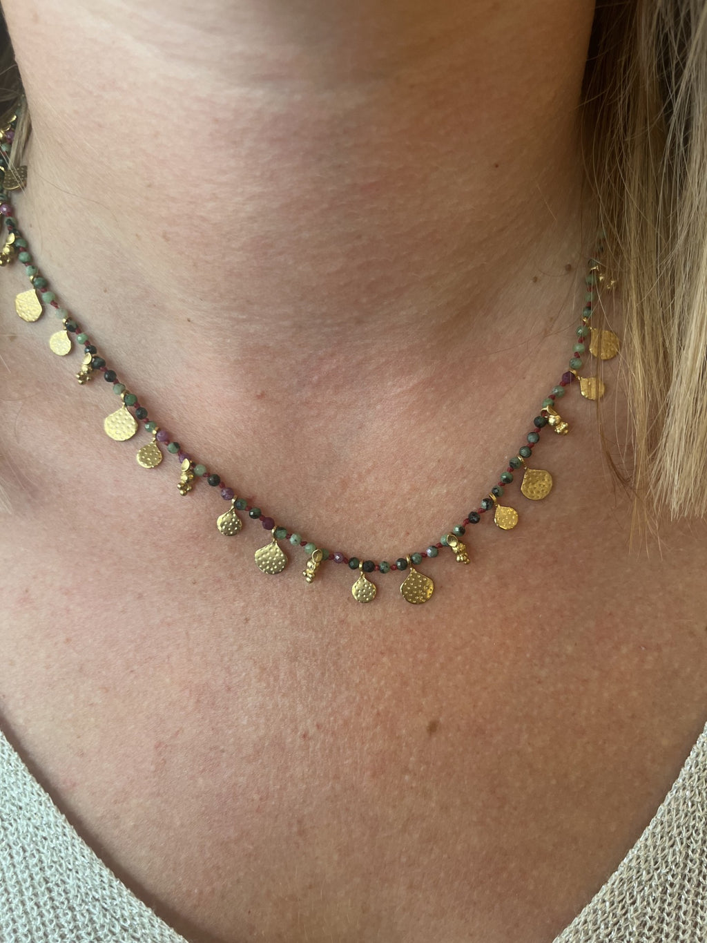 Gold-plated ZUMA necklace