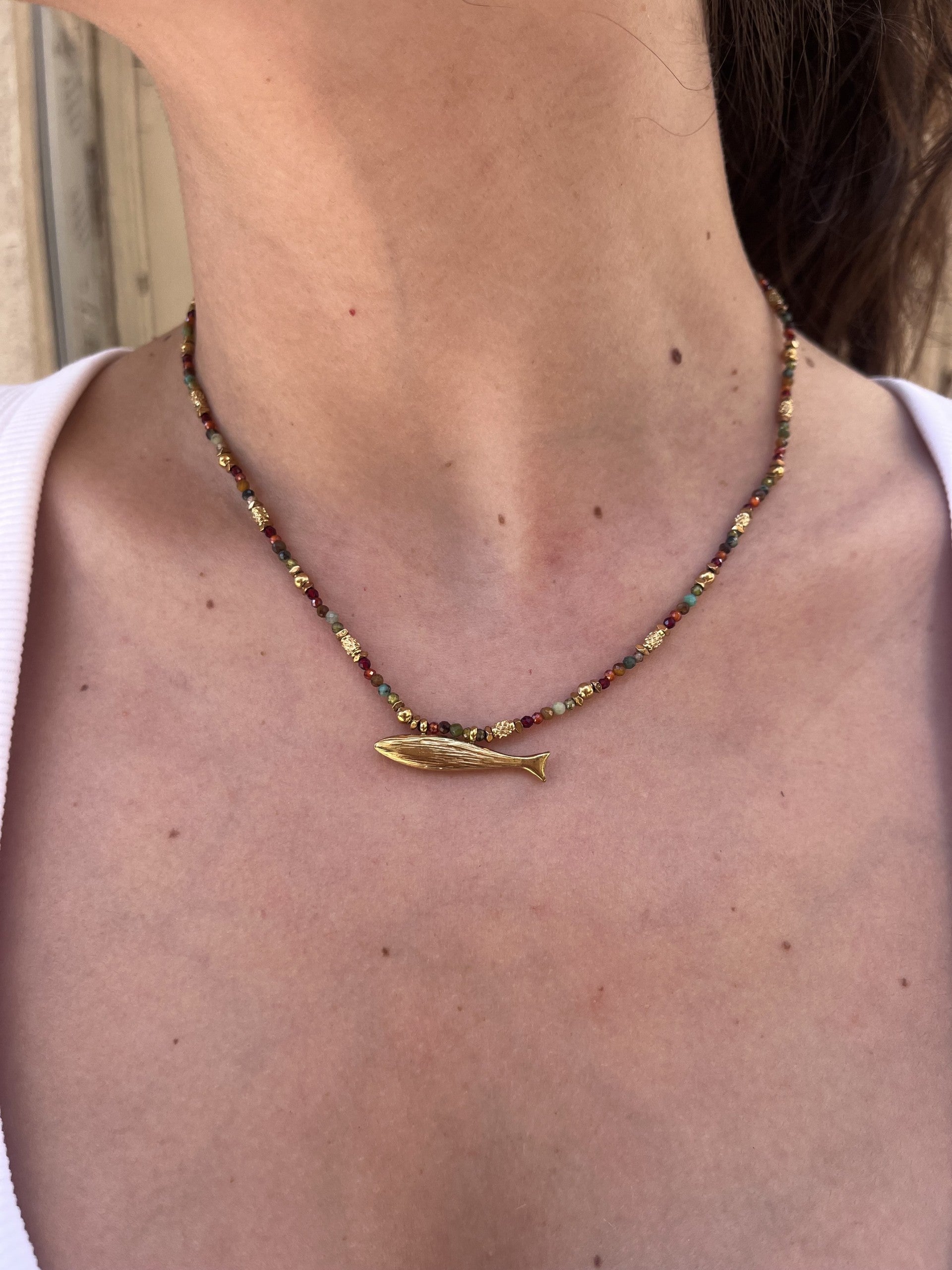 Collier empierré poisson BURANO