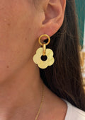 Boucles d’oreilles résine CAMELIA