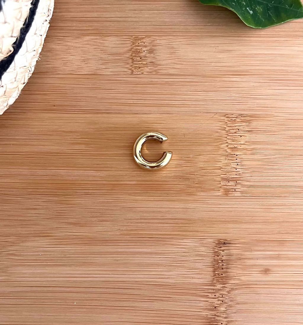 Bague d’oreilles en acier inoxydable doré
