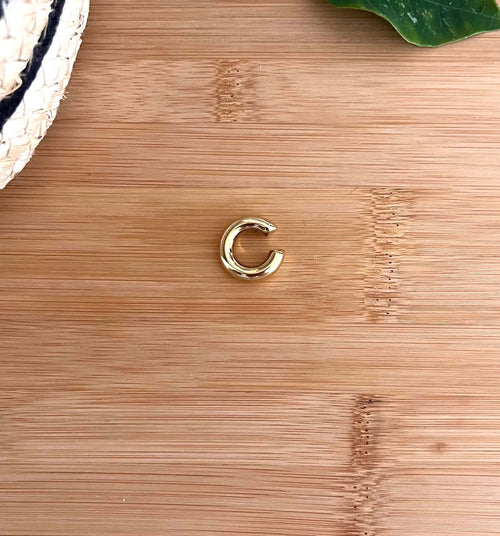 Bague d’oreilles en acier inoxydable doré
