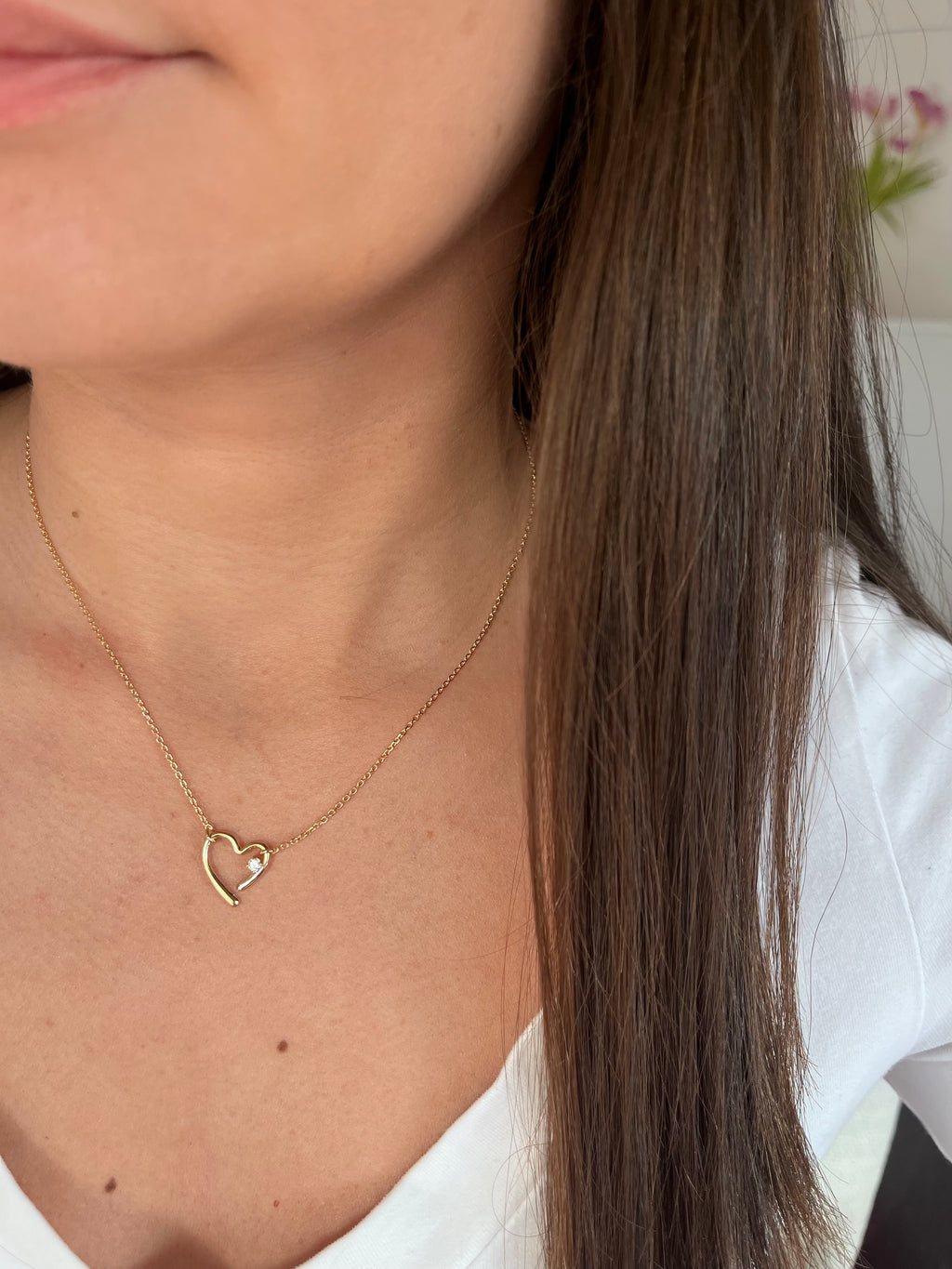 Coffret cadeau collier et bracelet doré Rose