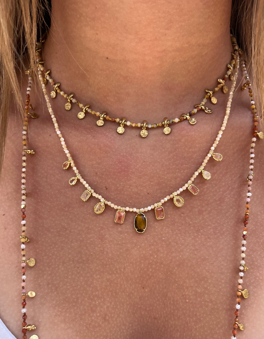 Collier doré MILOS