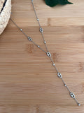 Collier femme en forme Y en acier inoxydable 