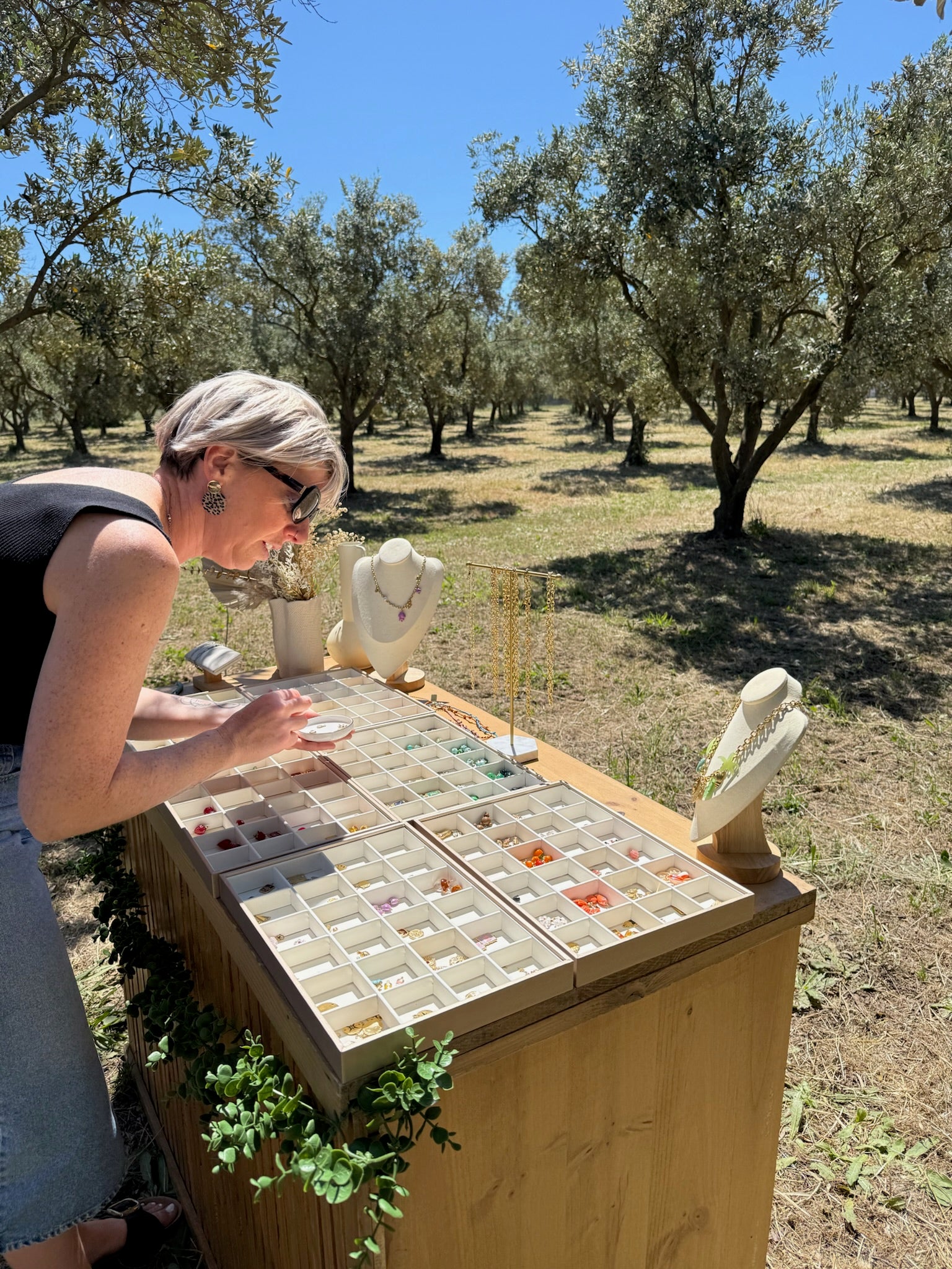 Atelier créatif bijoux - Création au cœur des oliviers à Fréjus