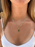 Collier doré CROIX