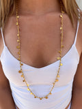 Collier sautoir doré BELLAGIO