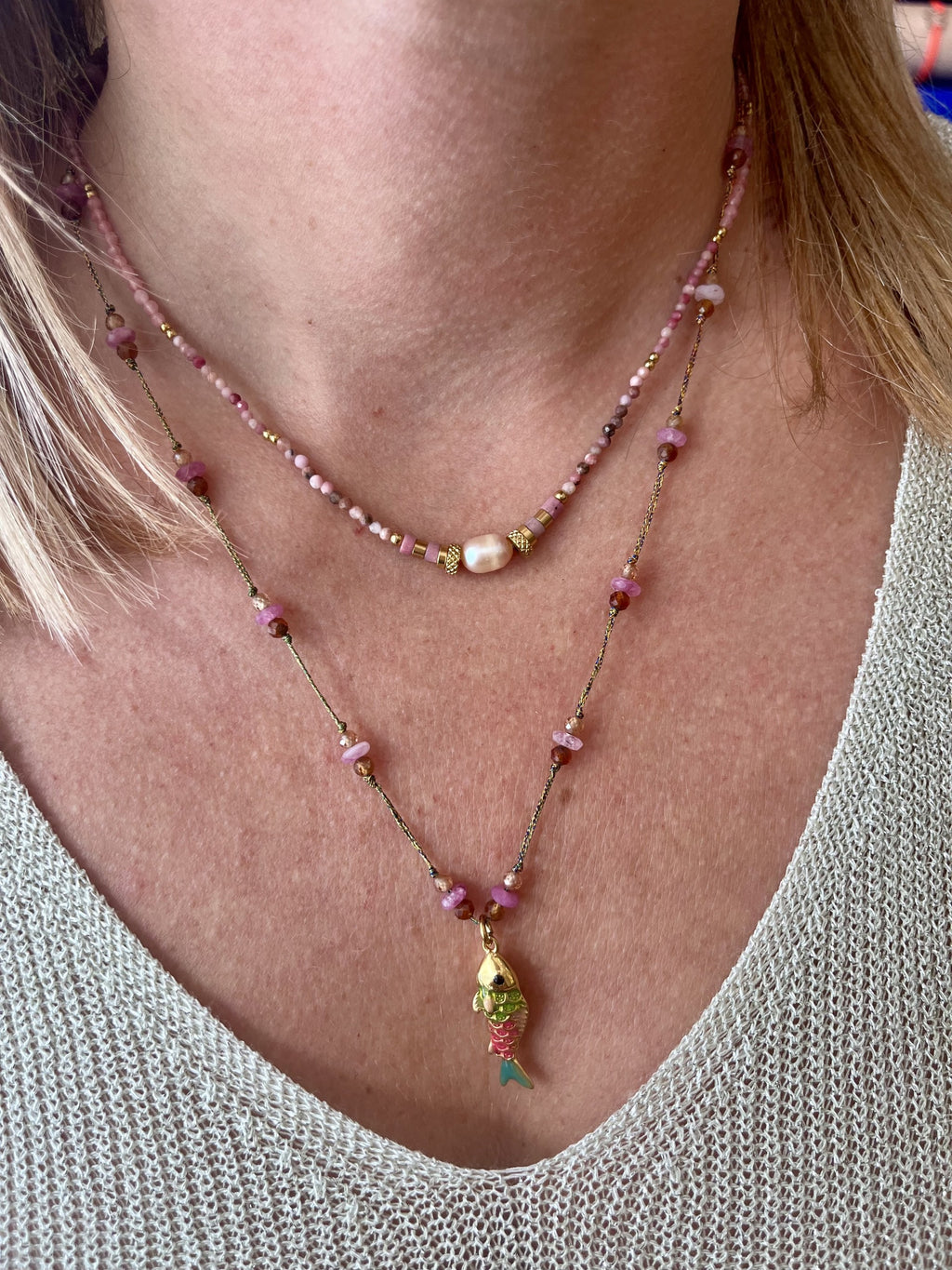 Collier doré NAGANO