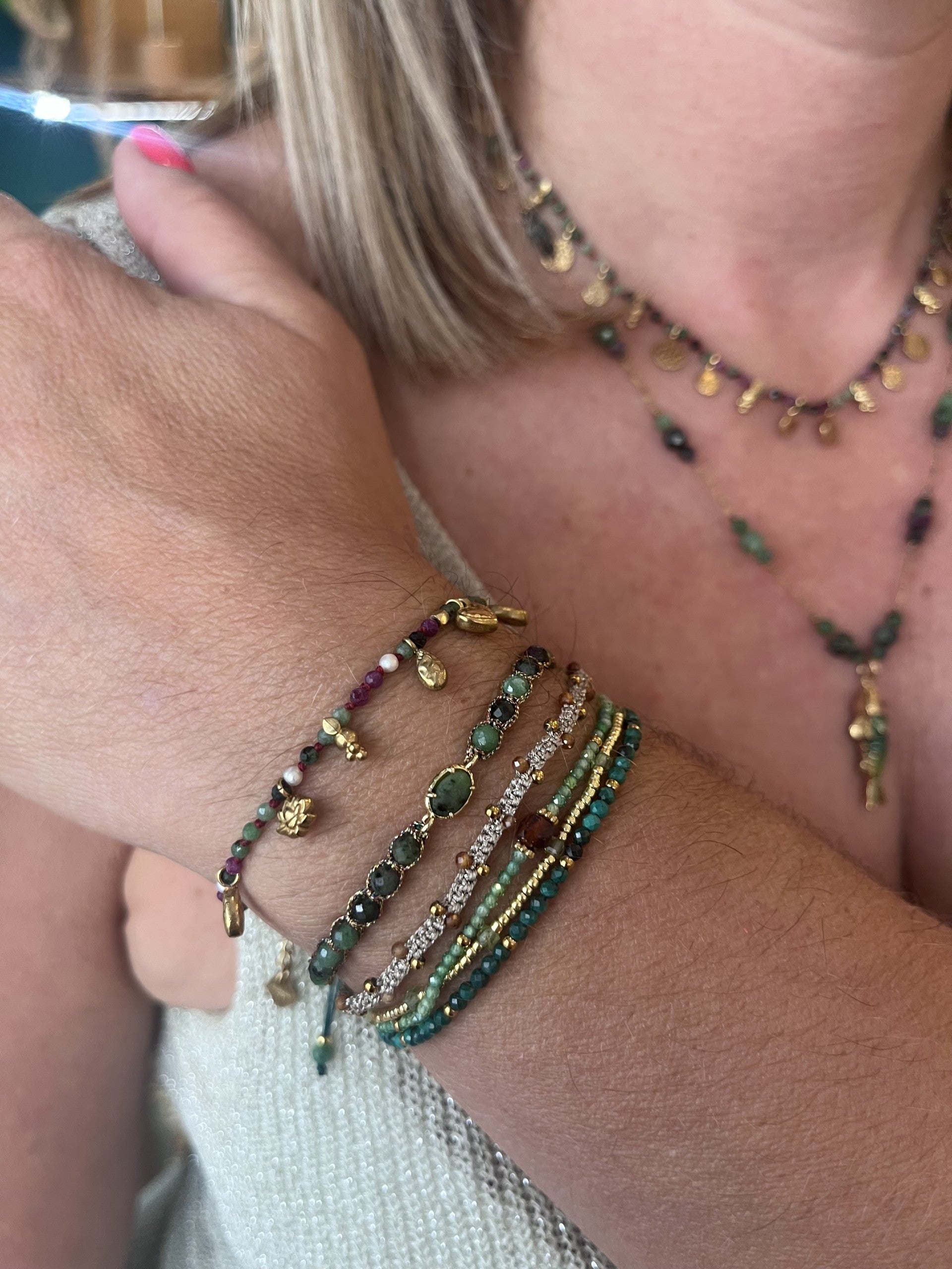 Bracelet doré minorque