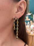 Boucles d'oreilles pendantes dorées KEIRA