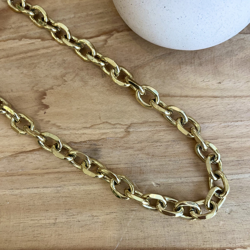 Gold-plated necklace PARIS